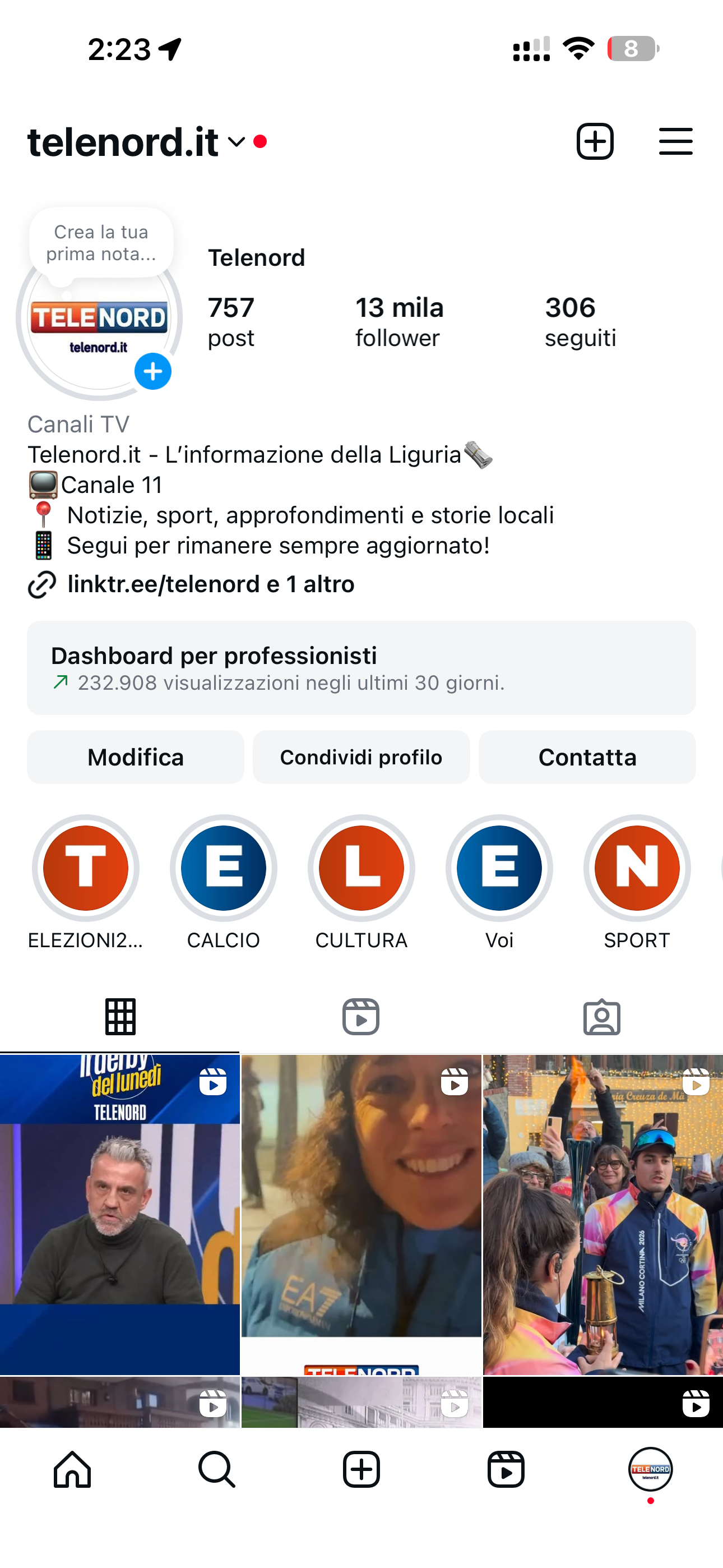 Feed Telenord — Prima