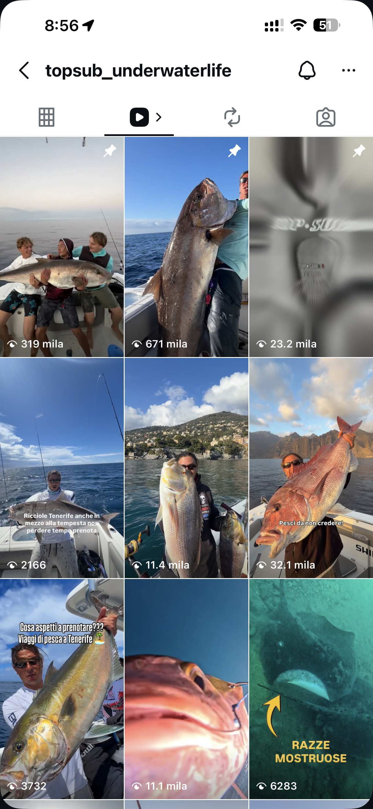 @topsub_underwaterlife — contenuti virali